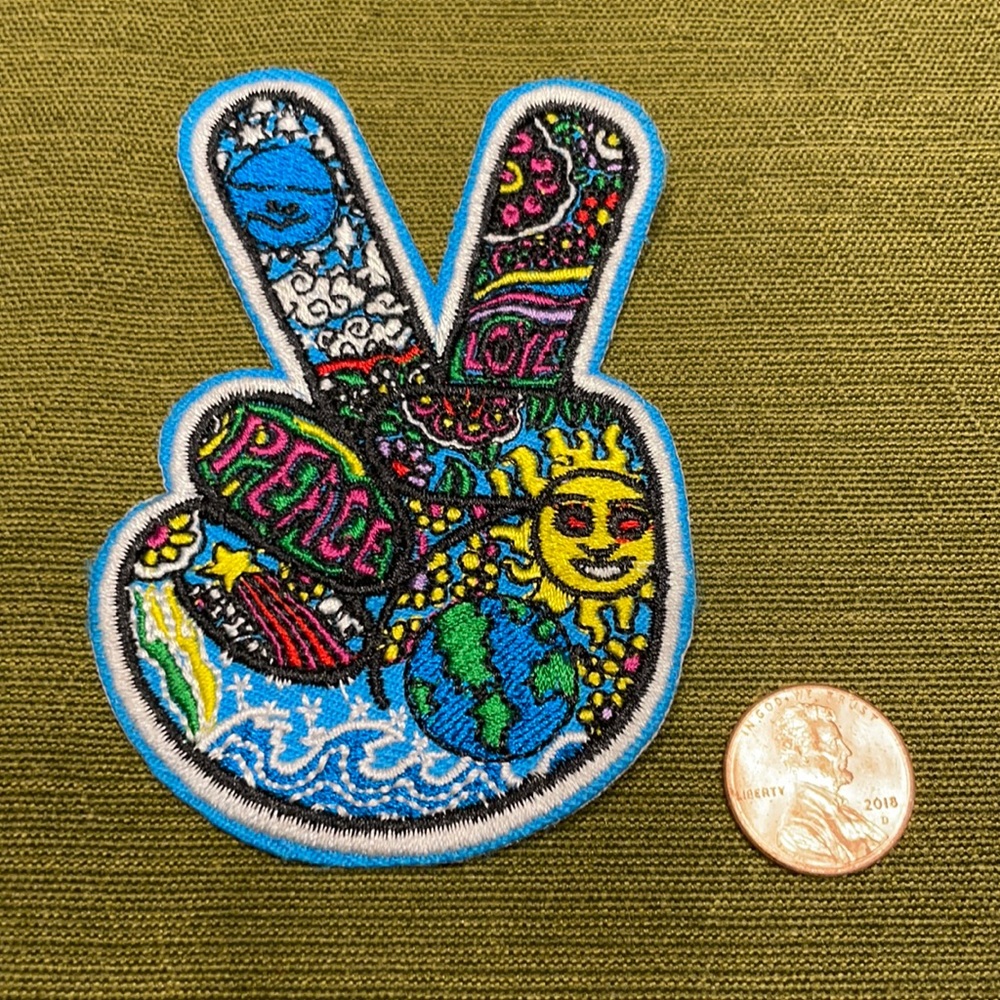 Peace Iron On Patch